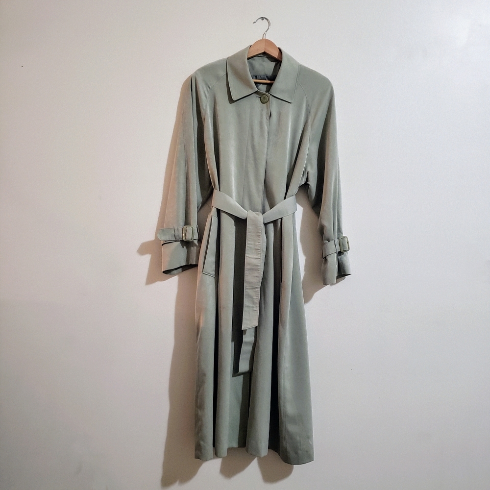 LONDON FOG Beige Long Trench Coat
